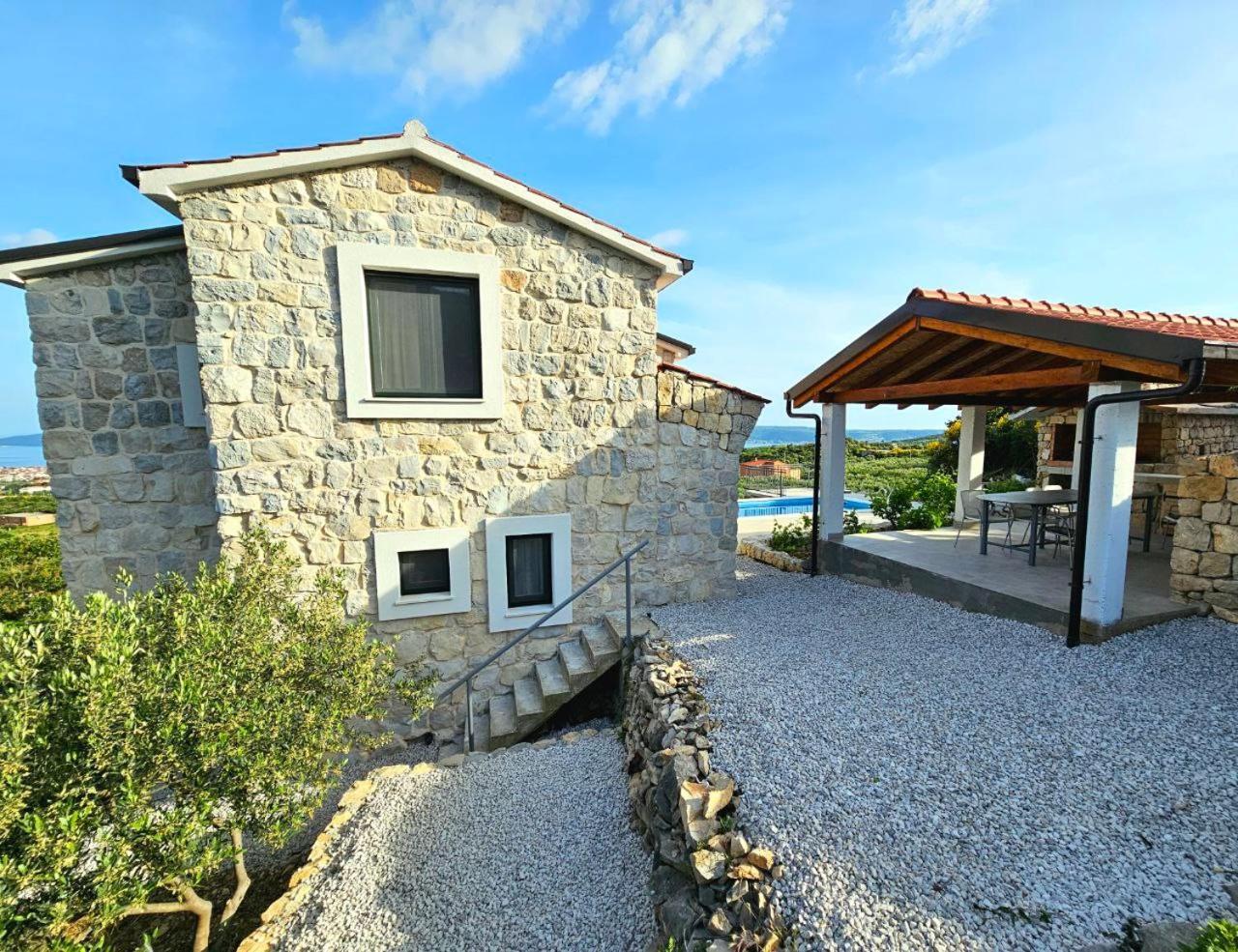 Villa Bepina, Surrounded By Sea, Olive, Vineyard Kaštel Novi Exterior foto